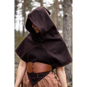 Halfdan Viking Hood - Brown