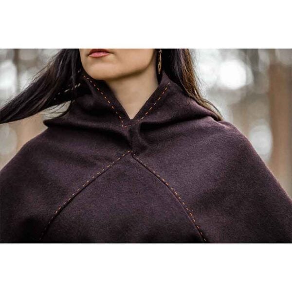 Halfdan Viking Hood - Brown