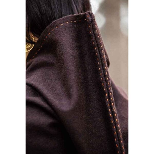 Halfdan Viking Hood - Brown