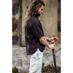 Eric Medieval Short Sleeve Shirt - Brown