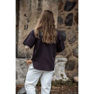 Eric Medieval Short Sleeve Shirt - Brown