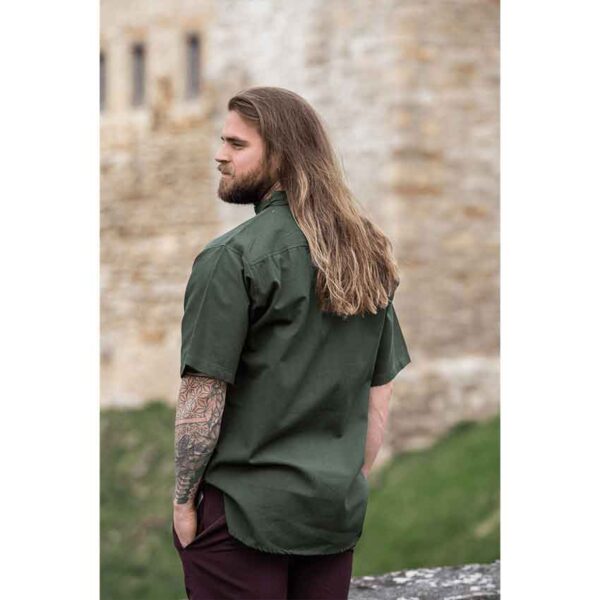 Eric Medieval Short Sleeve Shirt - Green