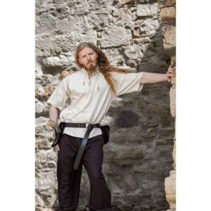 Eric Medieval Short Sleeve Shirt - Natural