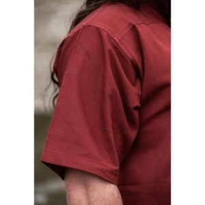 Eric Medieval Short Sleeve Shirt - Red
