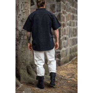 Eric Medieval Short Sleeve Shirt - Black