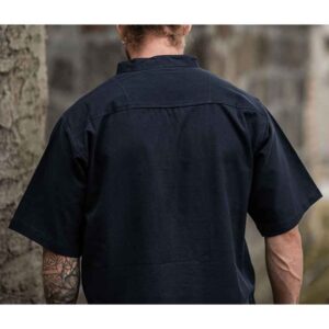 Eric Medieval Short Sleeve Shirt - Black