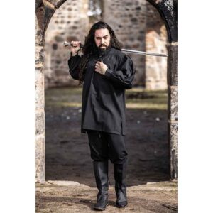Ulrich Medieval Shirt - Black