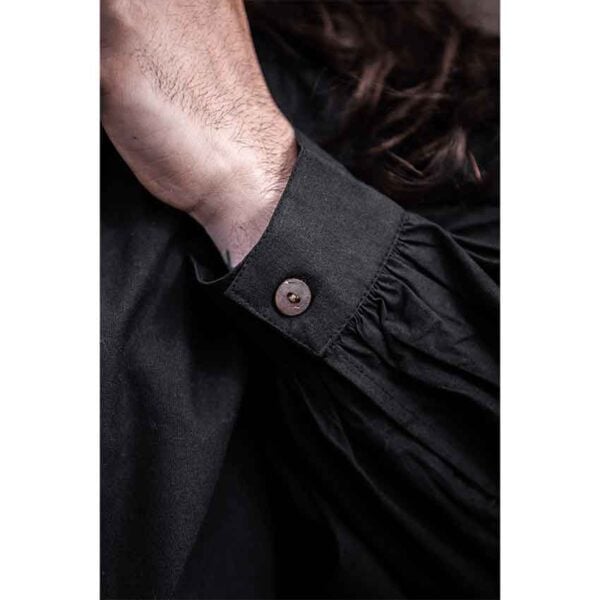 Ulrich Medieval Shirt - Black