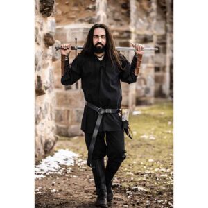 Ulrich Medieval Shirt - Black
