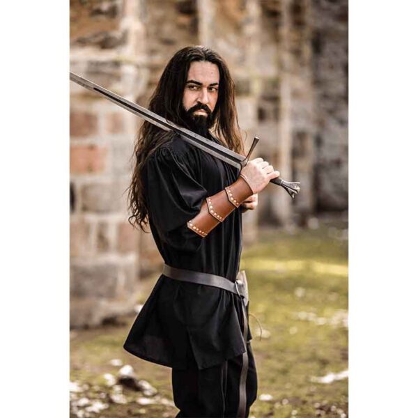 Ulrich Medieval Shirt - Black