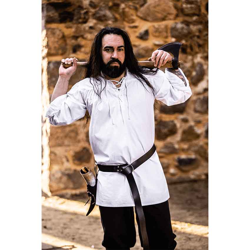 Ulrich Medieval Shirt - White