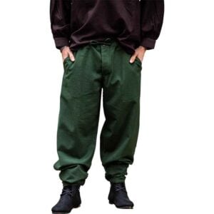Linhart Soft Medieval Trousers - Green