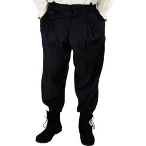 Eckart Medieval Trousers - Black