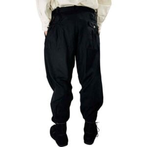 Eckart Medieval Trousers - Black