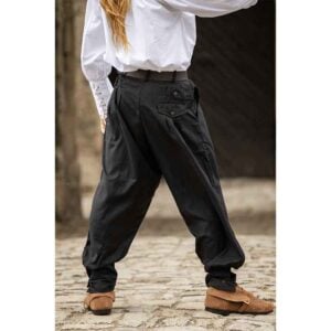 Eckart Medieval Trousers - Black
