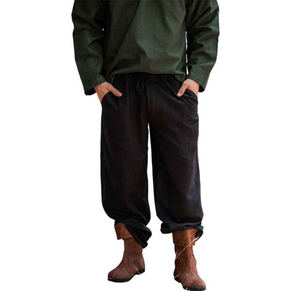 Dirk Medieval Pants - Black