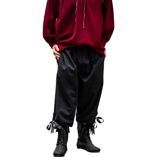 Vincent Medieval Breeches - Black