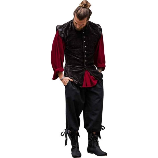 Vincent Medieval Breeches - Black