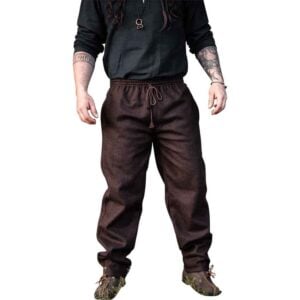 Harald Medieval Wool Pants - Brown