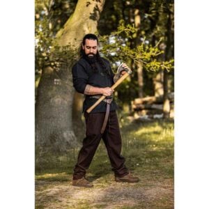 Harald Medieval Wool Pants - Brown