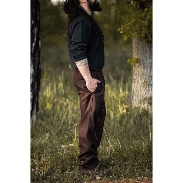 Harald Medieval Wool Pants - Brown