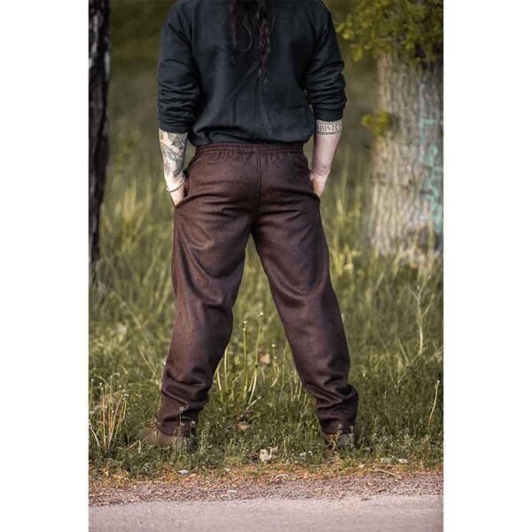 Harald Medieval Wool Pants - Brown