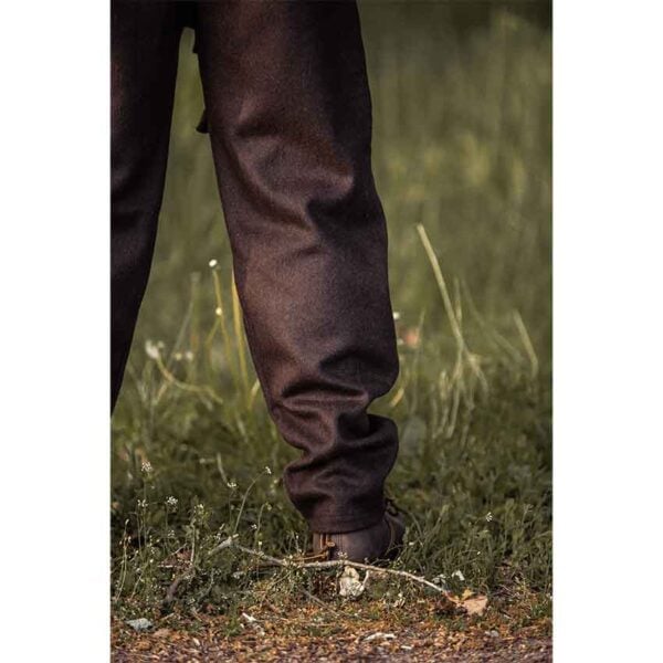 Harald Medieval Wool Pants - Brown