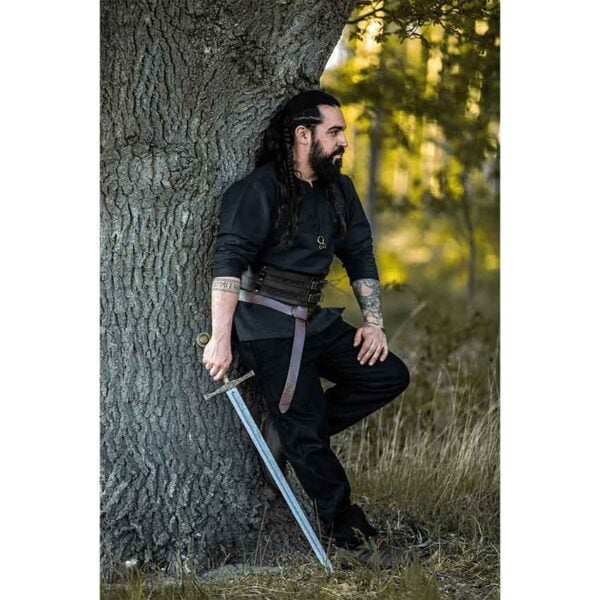 Harald Medieval Wool Pants - Black
