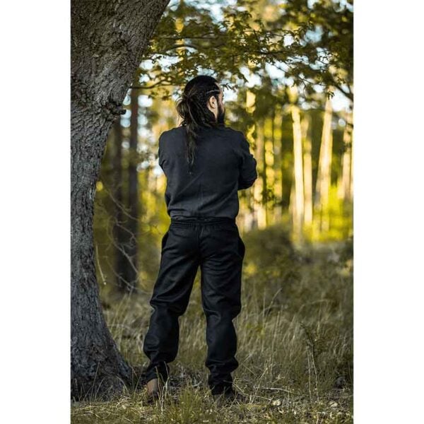 Harald Medieval Wool Pants - Black