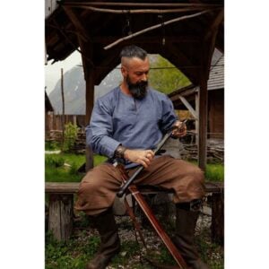 Wodan Linen Viking Breeches - Brown