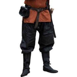Wodan Linen Viking Breeches - Black