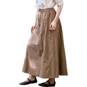Dana Medieval Skirt - Light Brown