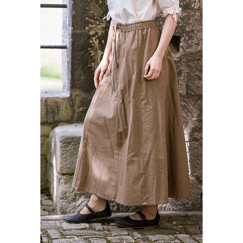 Dana Medieval Skirt - Light Brown