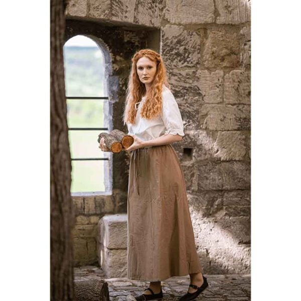 Dana Medieval Skirt - Light Brown