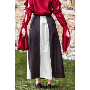 Dana Medieval Skirt - Dark Brown and Natural