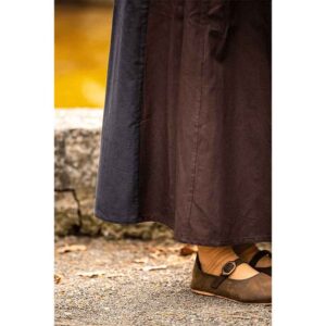 Dana Medieval Skirt - Dark Brown and Black