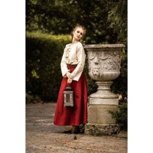Dana Medieval Skirt - Red