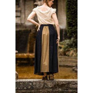 Dana Medieval Skirt - Black and Light Brown
