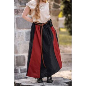 Dana Medieval Skirt - Black and Red