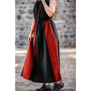 Dana Medieval Skirt - Black and Red
