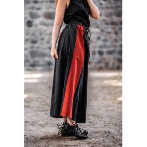 Dana Medieval Skirt - Black and Red