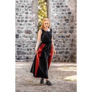 Dana Medieval Skirt - Black and Red