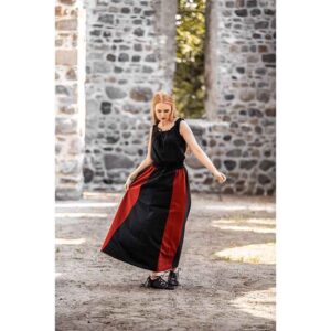Dana Medieval Skirt - Black and Red