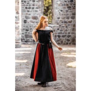Dana Medieval Skirt - Black and Red