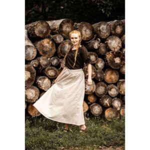Smilla Heavy Cotton Medieval Skirt - Natural