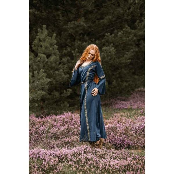 Angie Medieval Princess Dress - Blue - Image 5