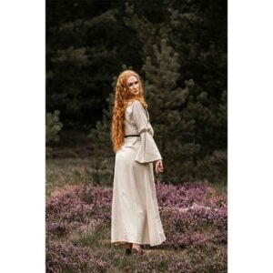 Angie Medieval Princess Dress - Natural