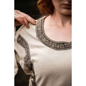 Angie Medieval Princess Dress - Natural