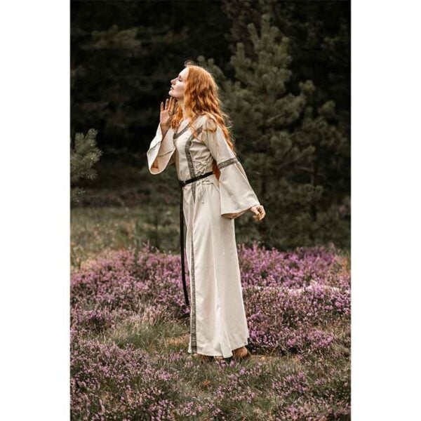 Angie Medieval Princess Dress - Natural