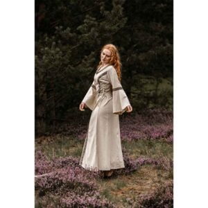 Angie Medieval Princess Dress - Natural